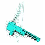 teal keytar image